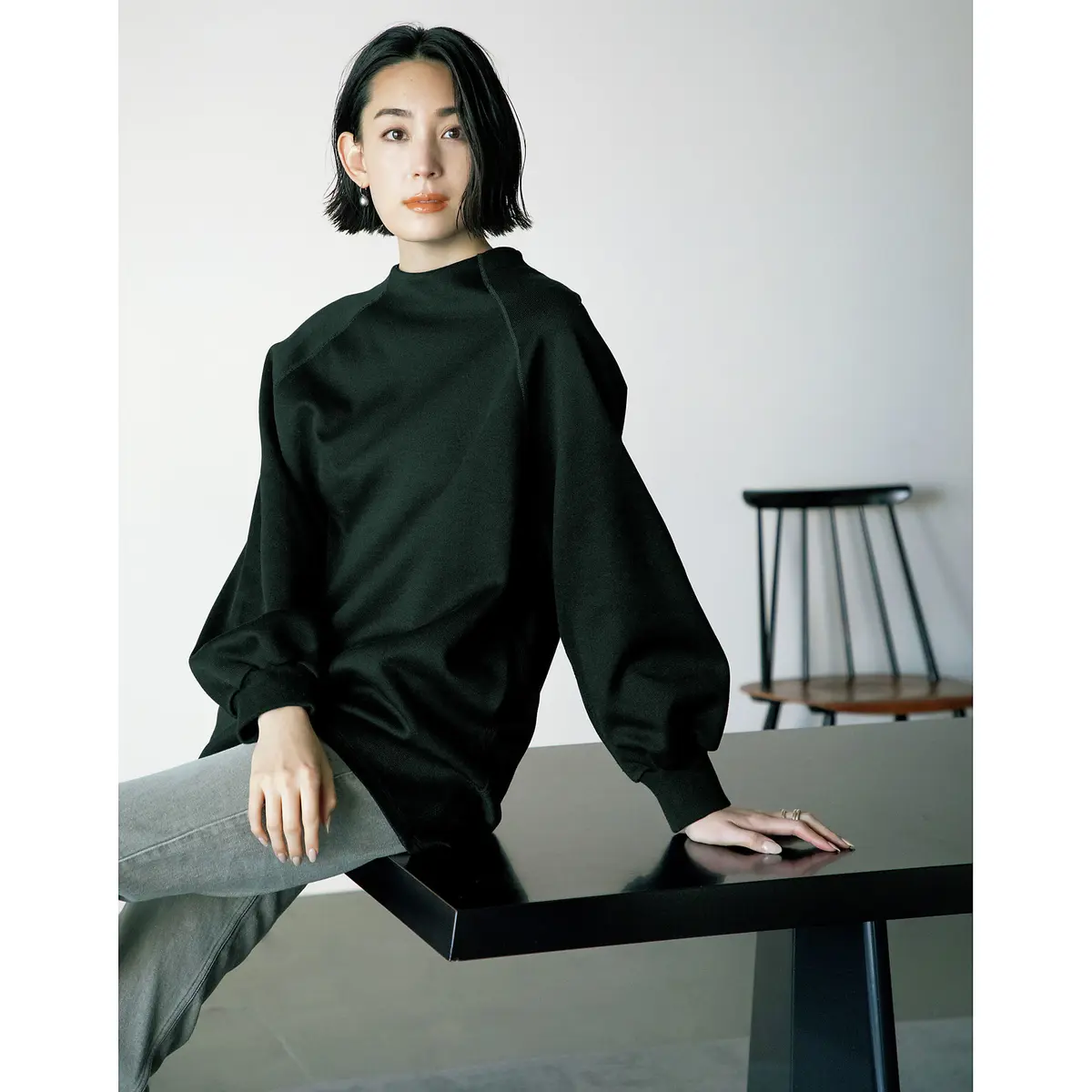 MACKINTOSH ミラノリブ風カットソー