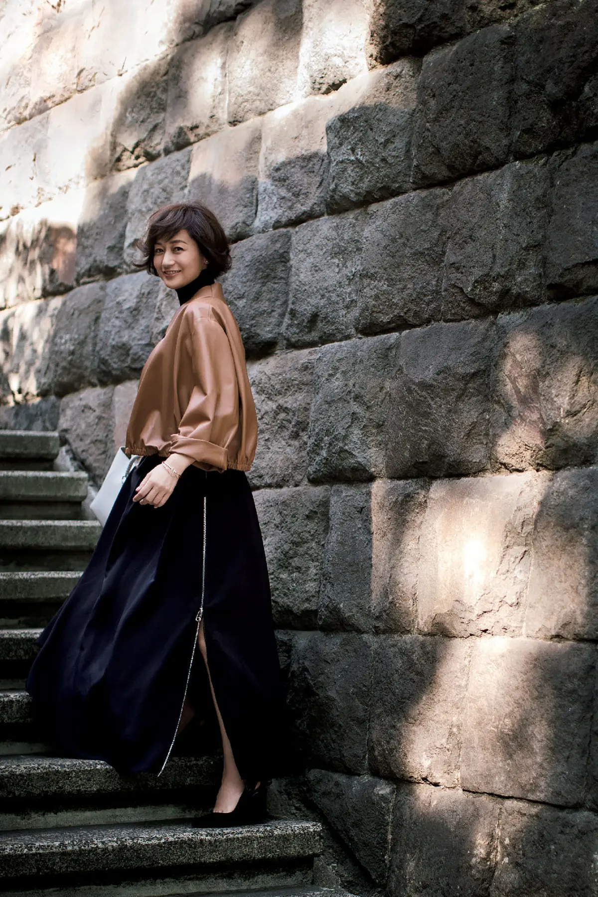 カジュアル、辛口、女らしい！アラフィーのの画像_4