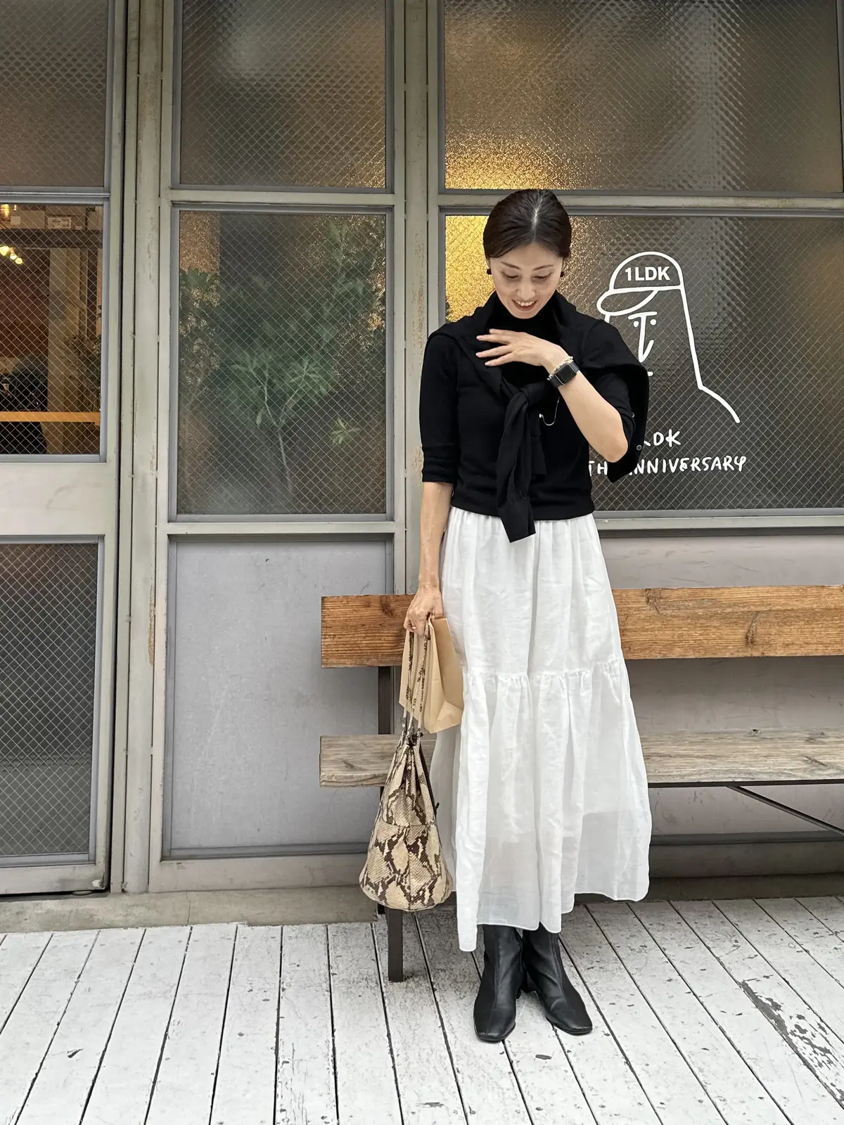 寒暖差ある日のファッションコーデの画像_1