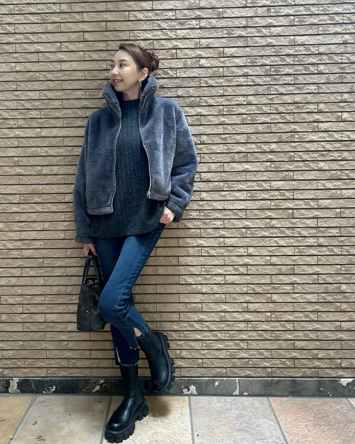 GUあったかブルゾン✨デイリーコーデに大の画像_8