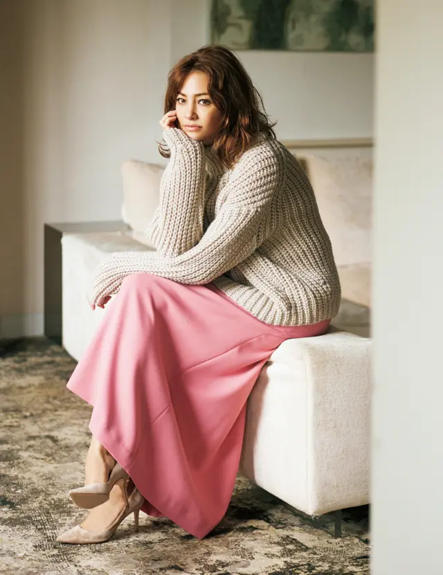 Sand Beige × PinkのRINA