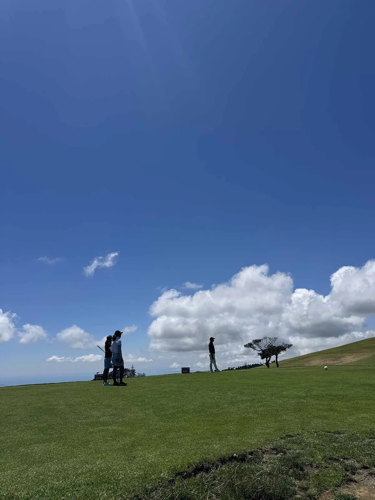 七里ヶ浜のPacific Golfでのラウンドレッスン