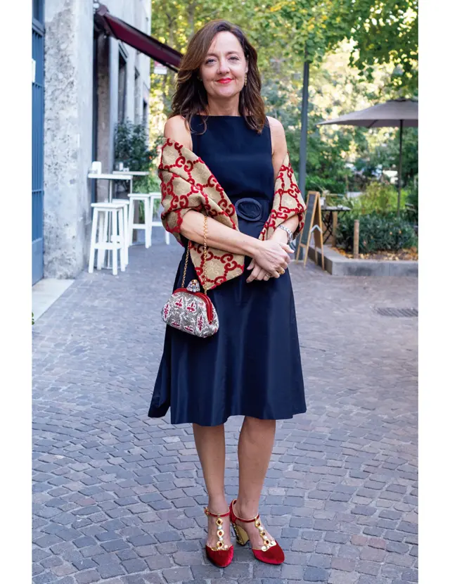 アントネッラさんのパーティへ行く時のファッション