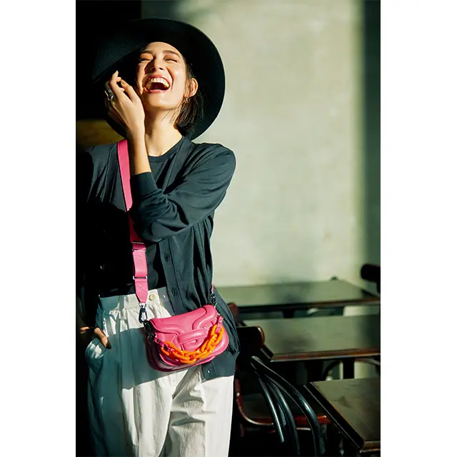 ピンク×オレンジ！ 愛くるしい配色でとびきり華やぐ