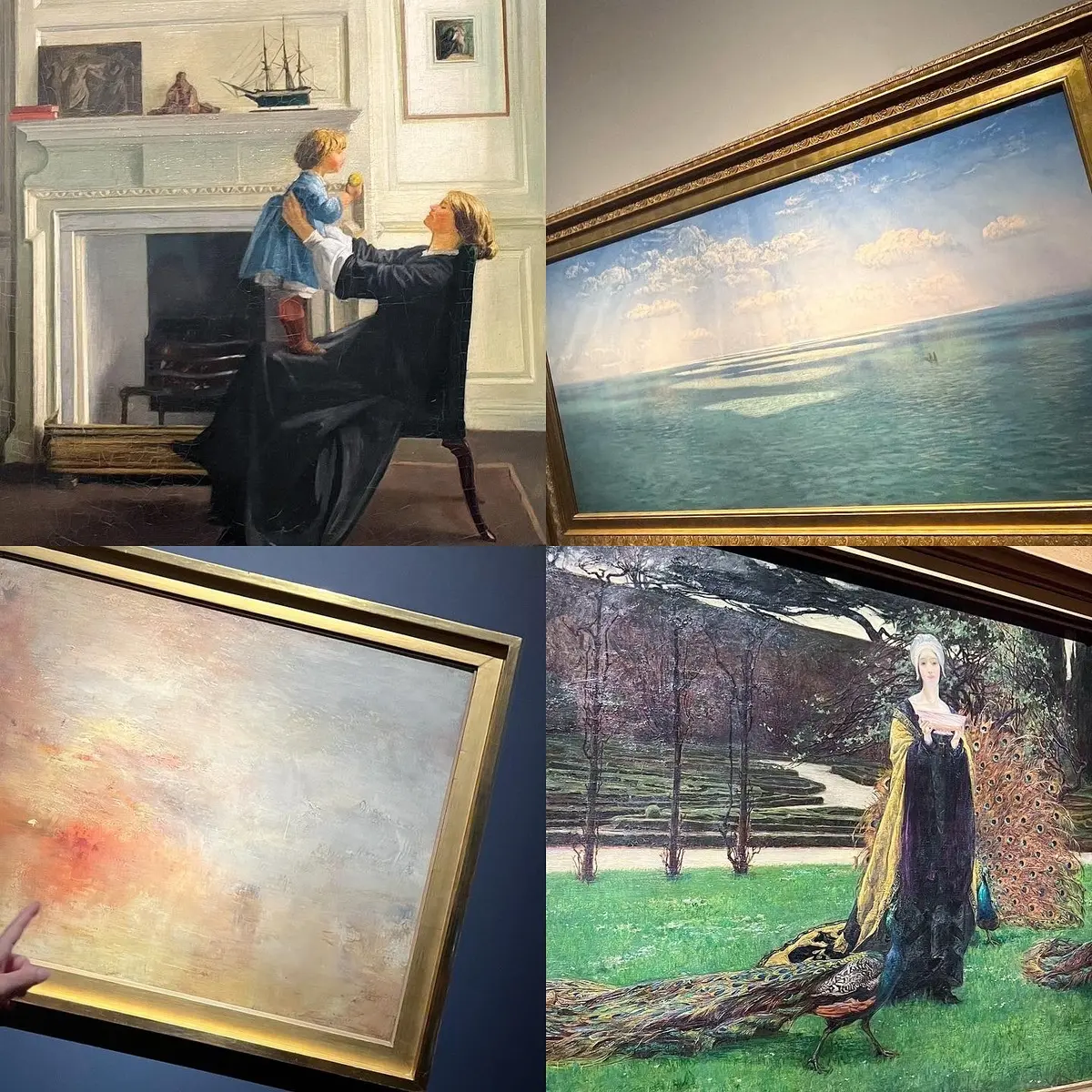 柄ブラウスでテート美術館展へ。の画像_5