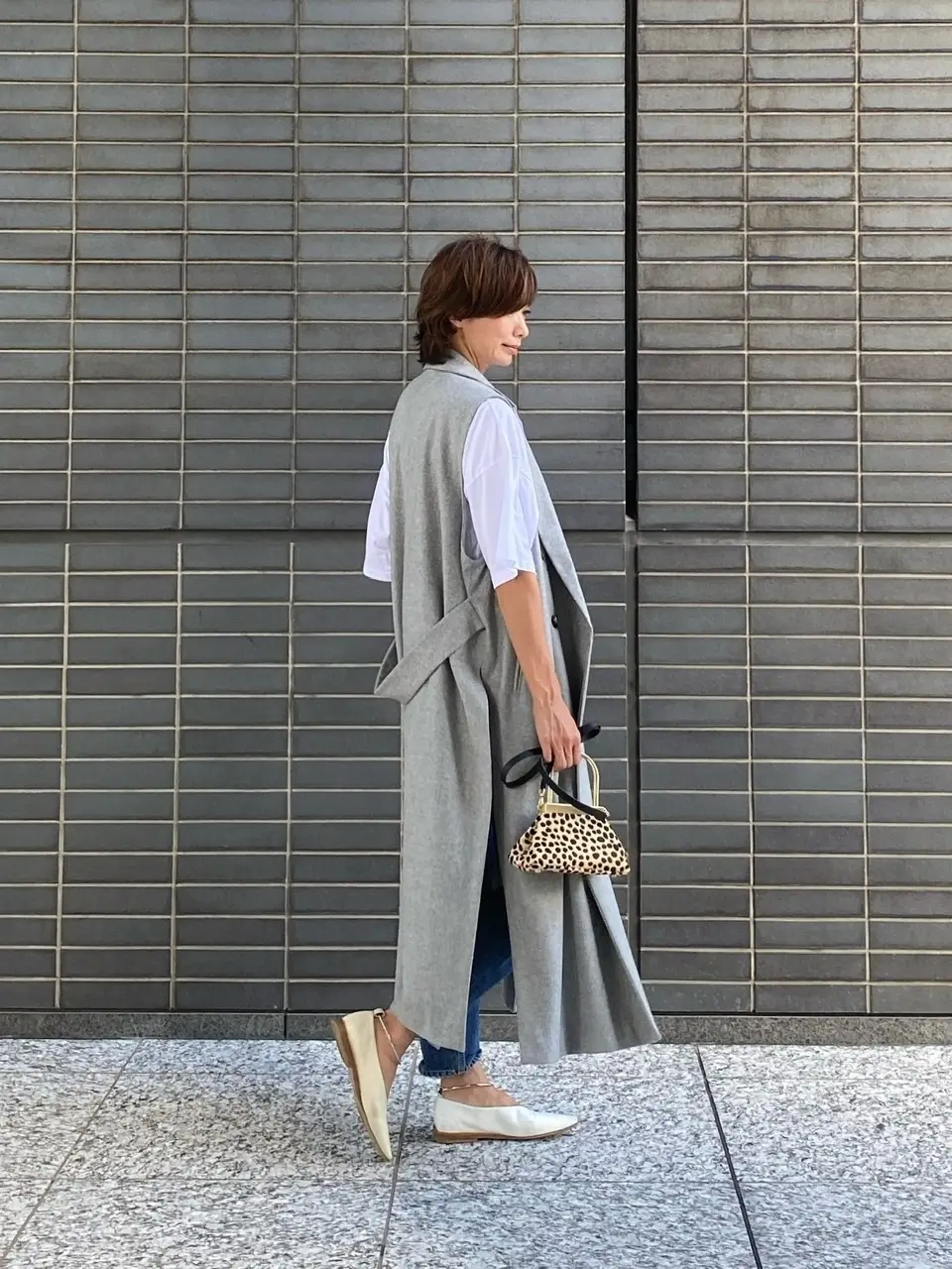 SACRAのロングジレで秋コーデの画像_2