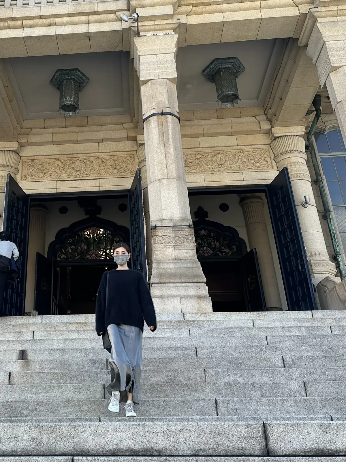 ツヤ感スカートで築地散策♪の画像_2