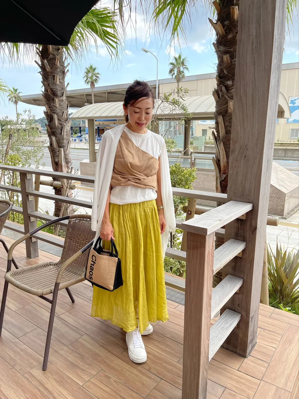 初秋コーデでご近所ランチ❤︎の画像_2