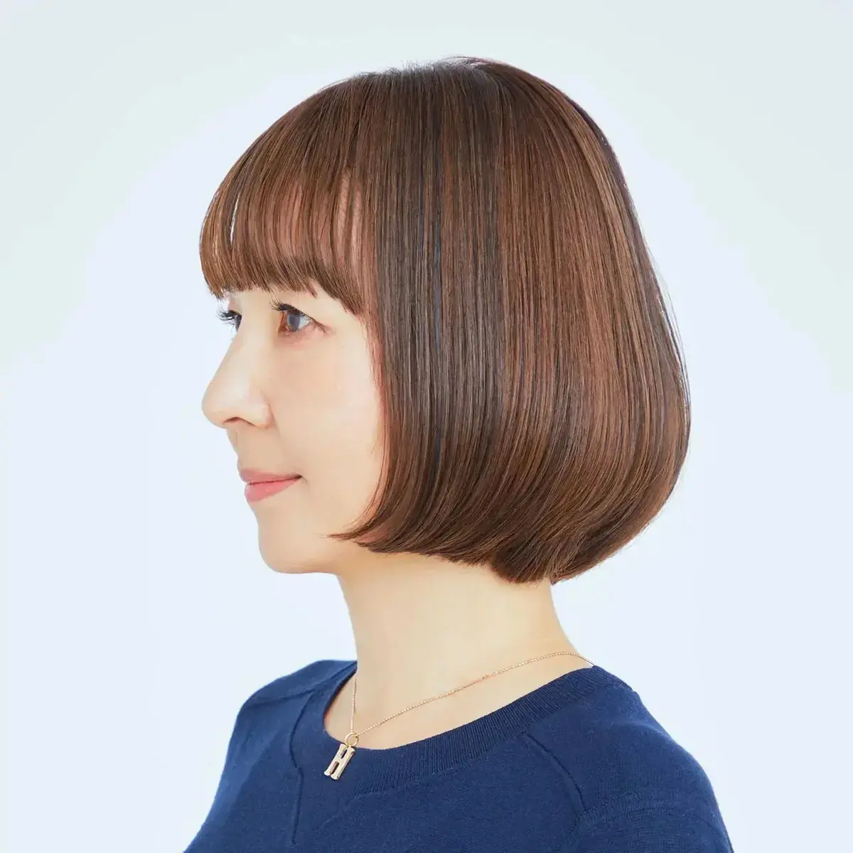 清潔感も上品さも抜群！乾かすだけで決まる「ボブヘア」