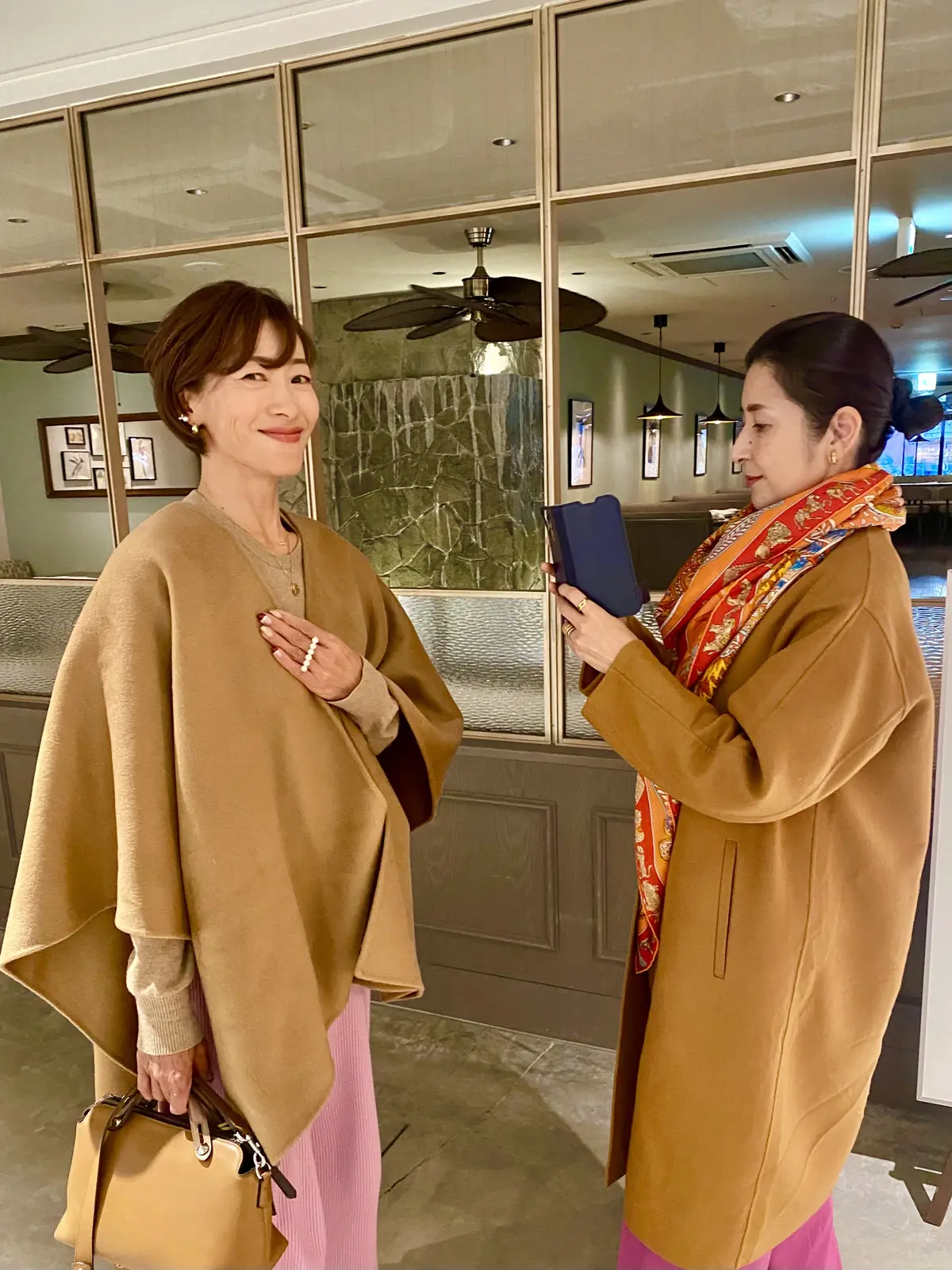 大人の「ピンク×キャメル」コーデ！華組メの画像_9