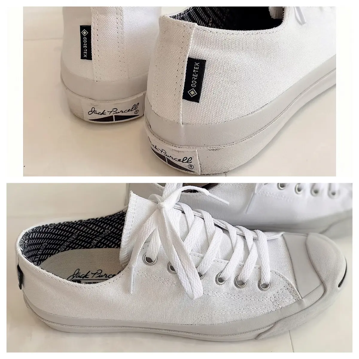 雨用コンバース白スニーカーの画像_2