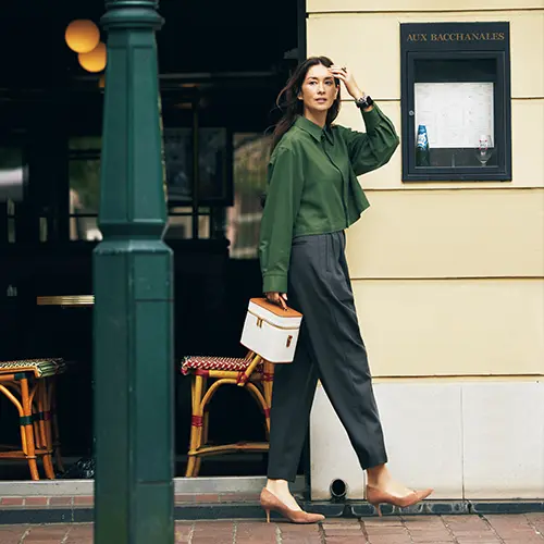 ボリュームパンツで 迫力あるかっこよさを楽しむ