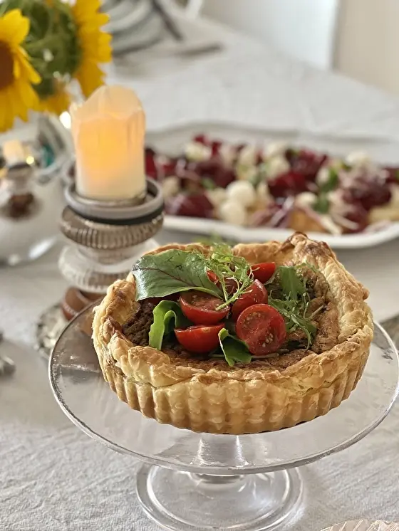 冷凍パシートで作ったキッシュ