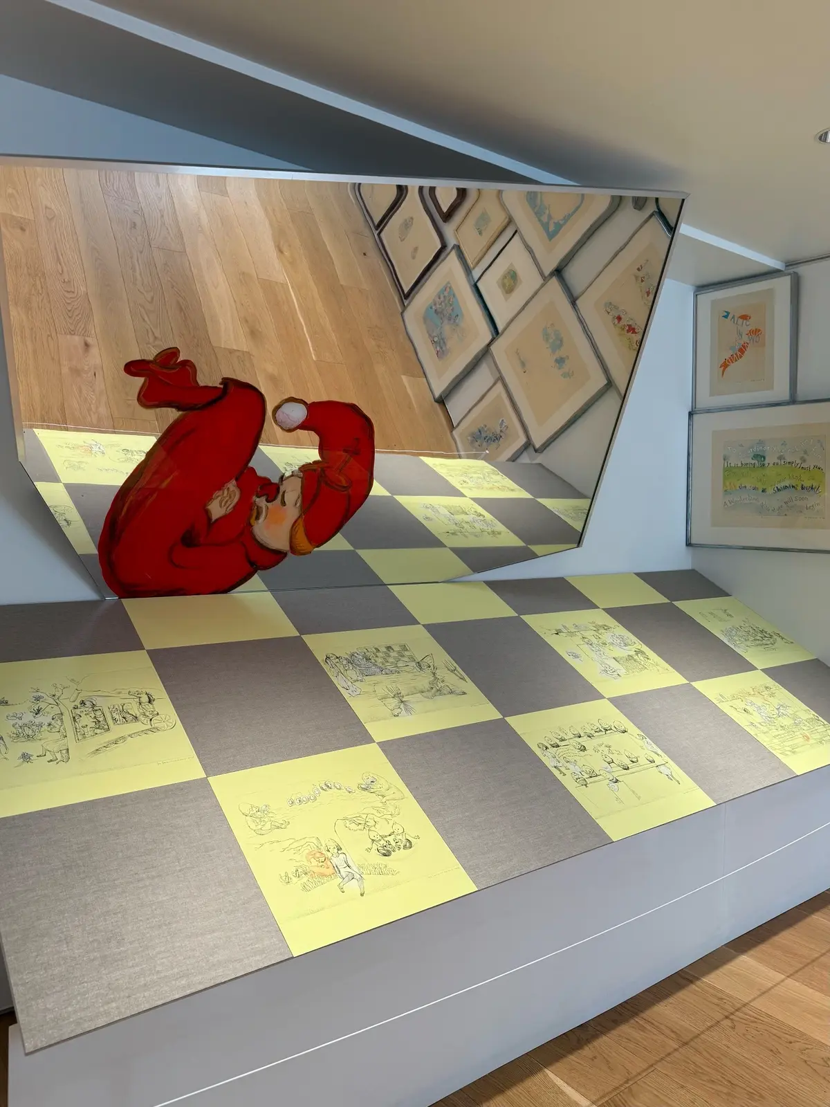 山本容子　山本容子版画展　　鏡の国のアリス