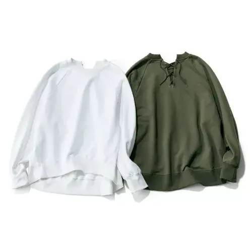 SOLto バックレースアップスウェット ￥20,900