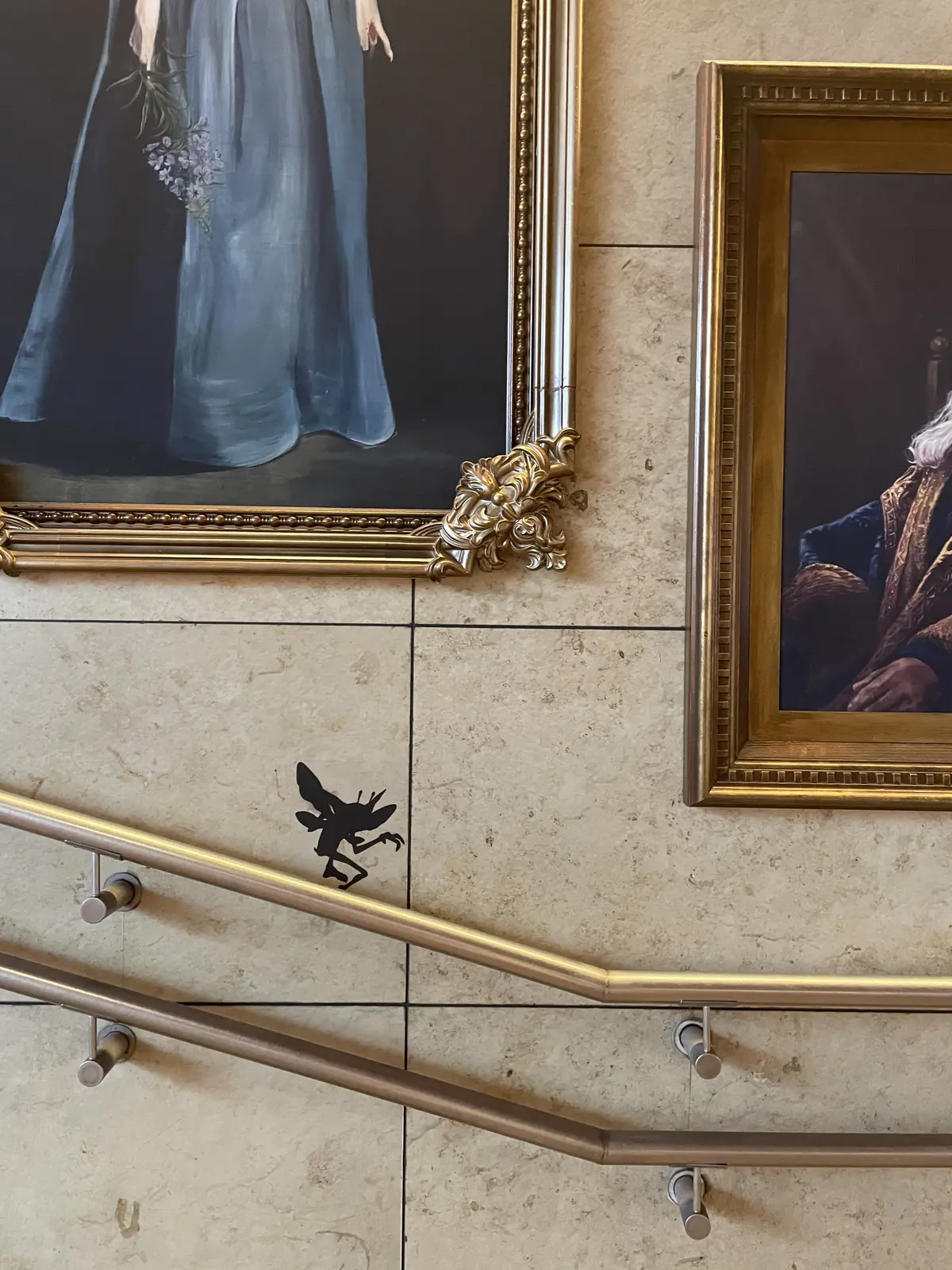 ハリーポッター、シルエット、小悪魔、階段、駅、TBS、赤坂ACTシアター、手すり、ハリーポッターと呪いの子