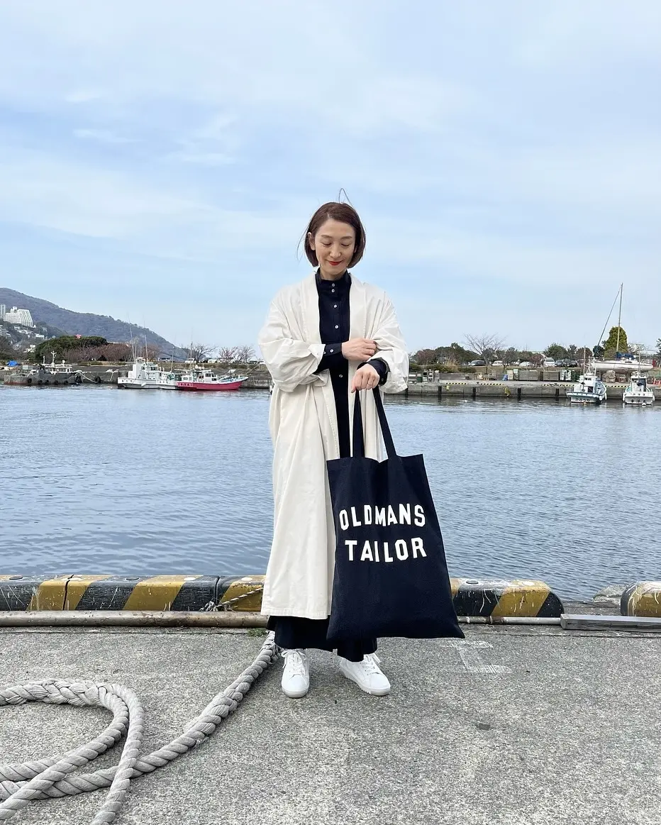 桜とオーシャンビュー初島へ♩春アウター着の画像_4