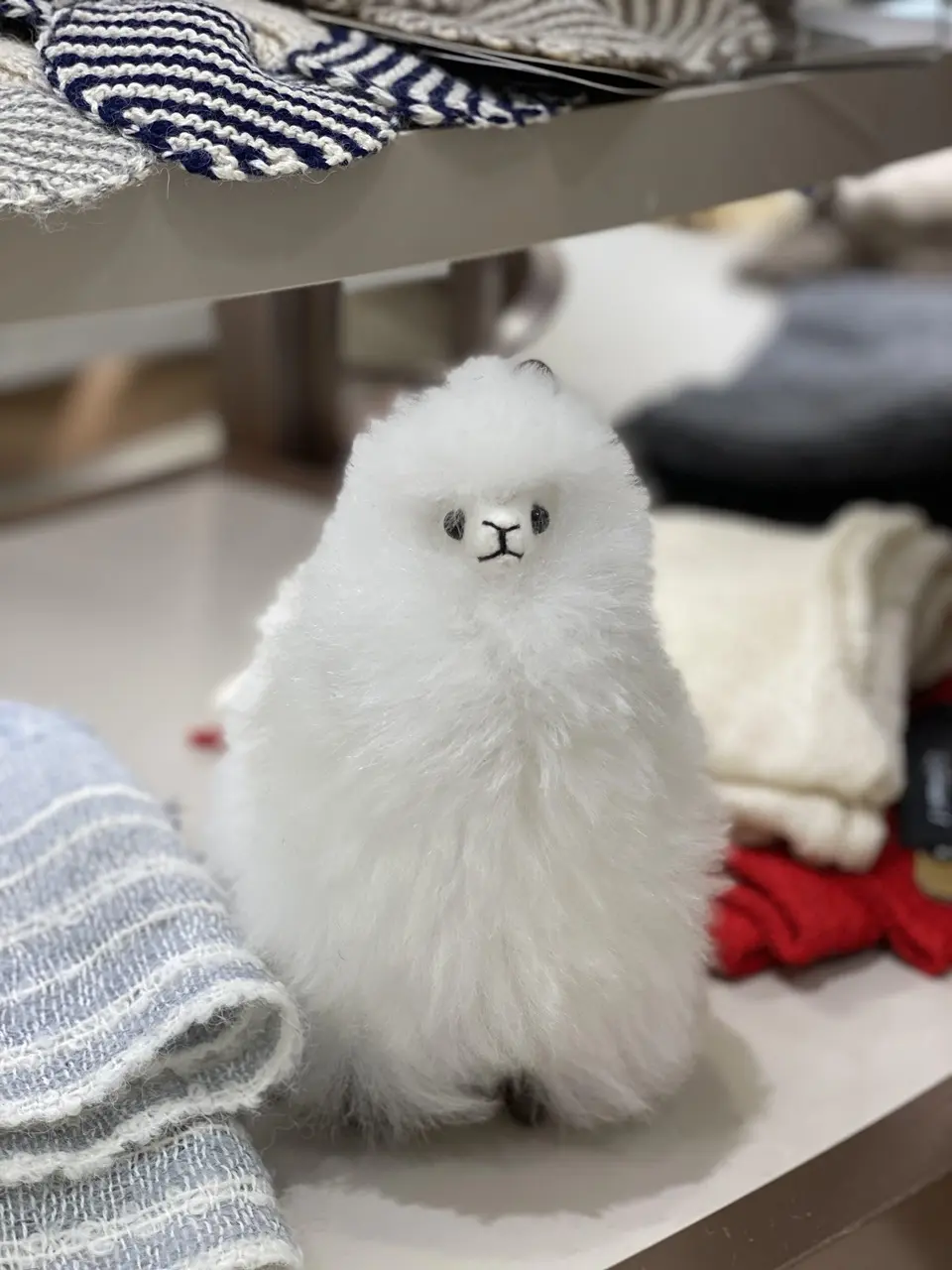 本物のアルパカの毛でできた人形