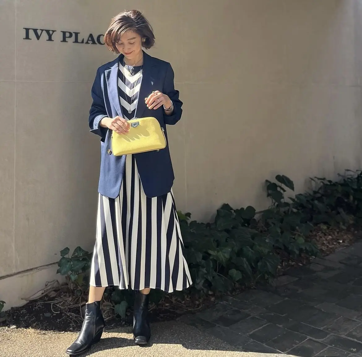 ネイビー＆イエローコーデの画像_3