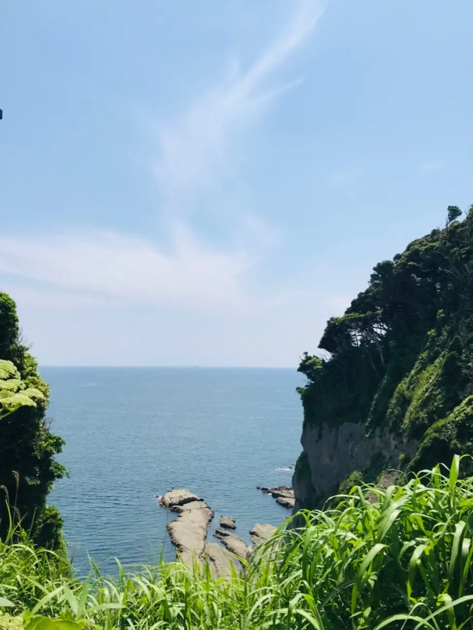 江島神社　山二つ