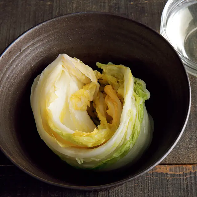 浅漬けを丸ごと。汁も活用