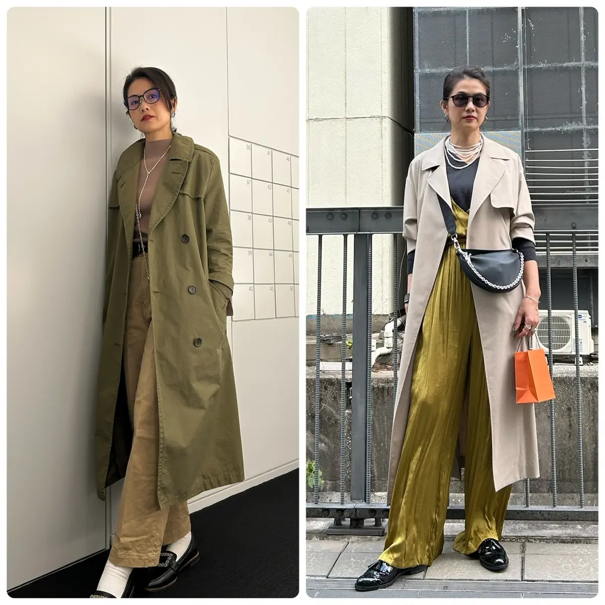 包容力抜群の大人のトレンチコートで褒めらの画像_5