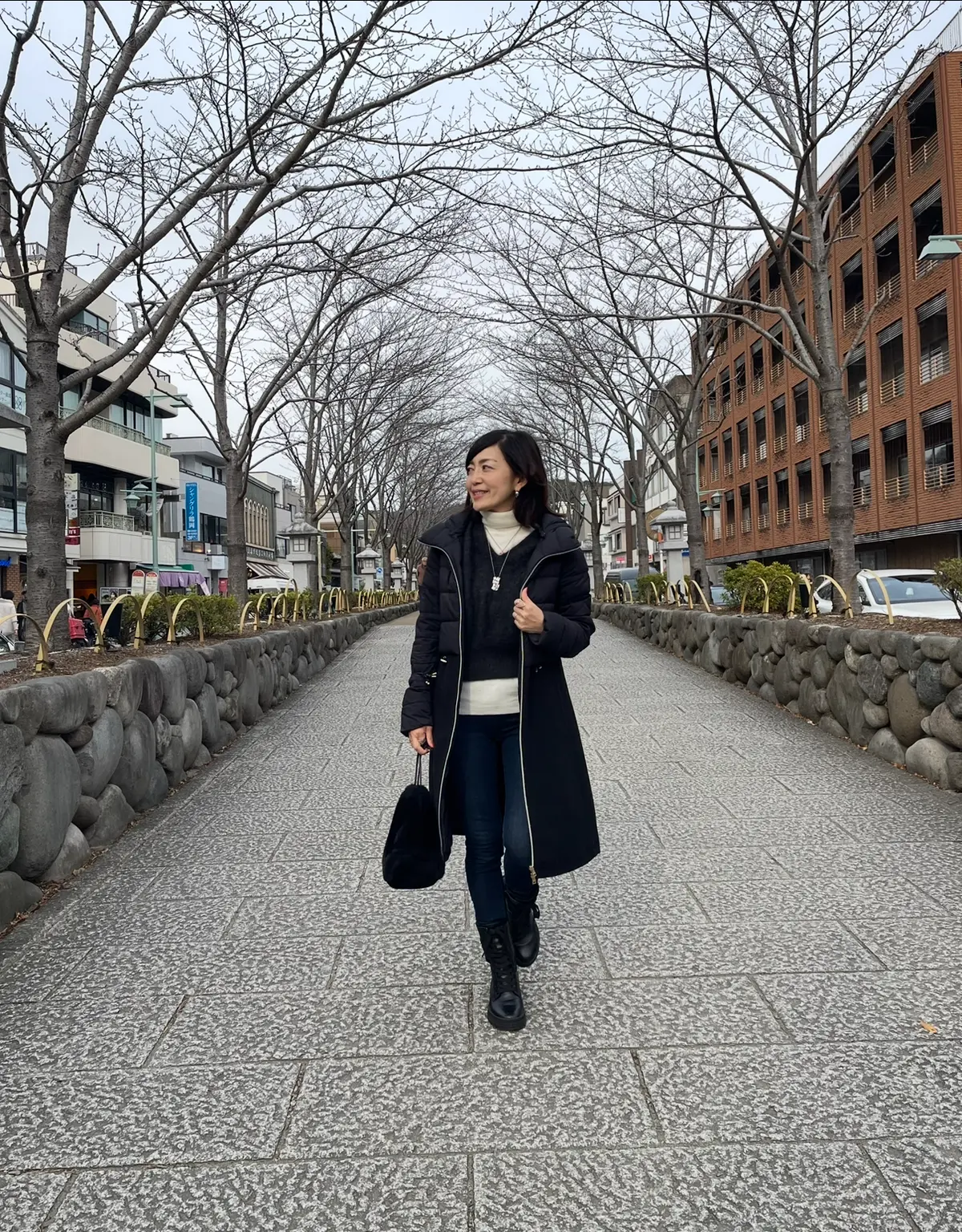 HERNOのダウンコートで鎌倉散策の画像_2