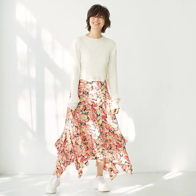 はずむ心地にさせてくれるのは、 スイートカラーの花