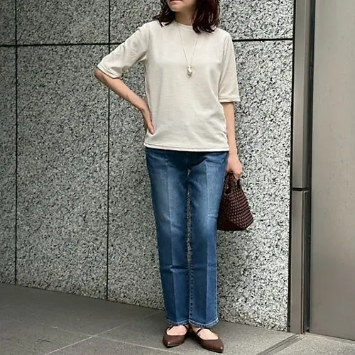 PROTAGONISTA×eclat 【別注】ベロアTシャツ ￥15,400