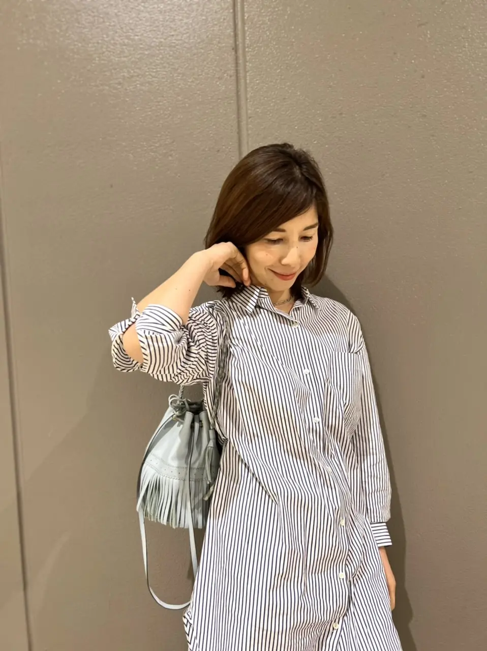 細見え効果抜群のシャツコーデの画像_3