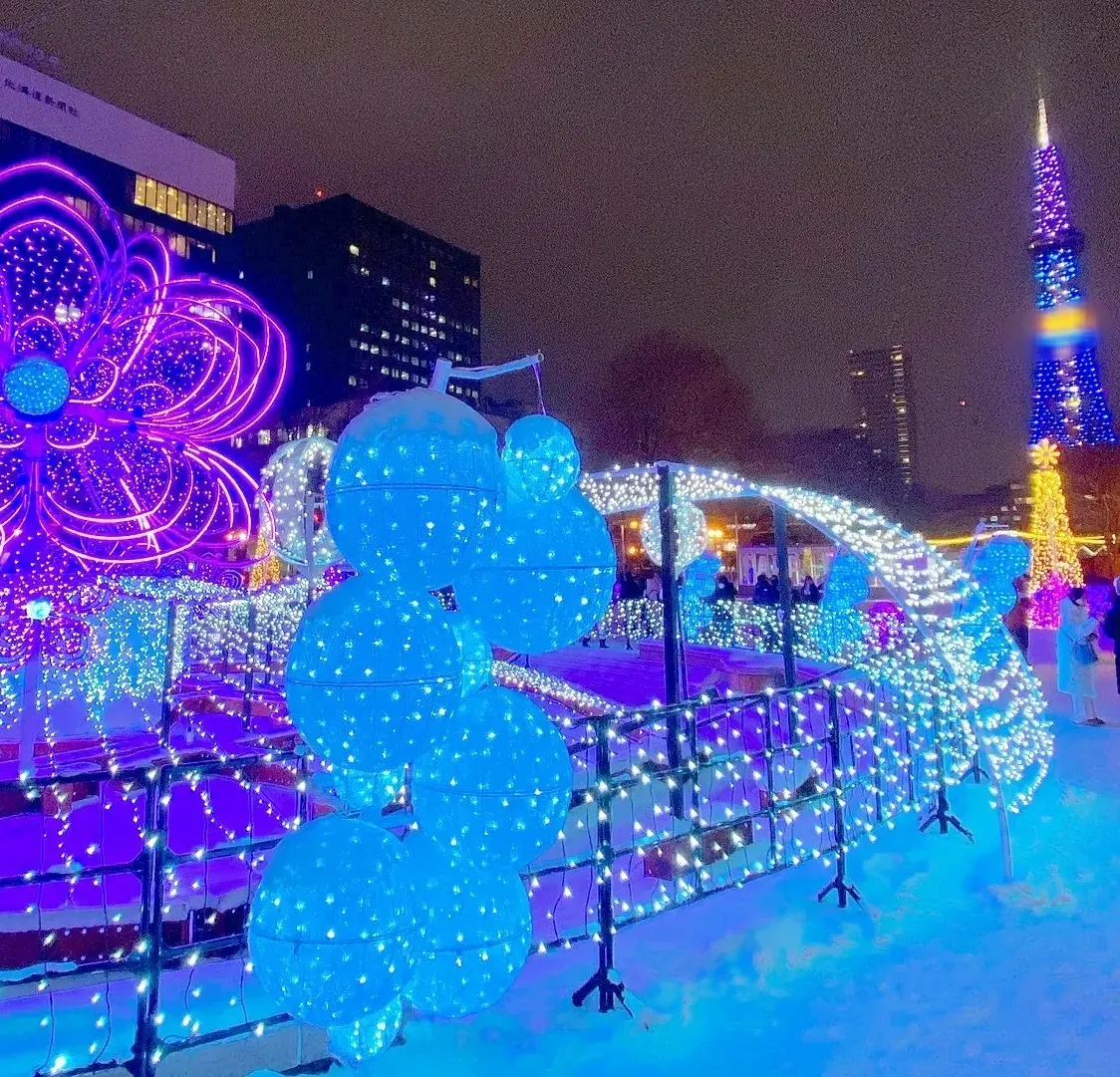 大通り公園のイルミネーション