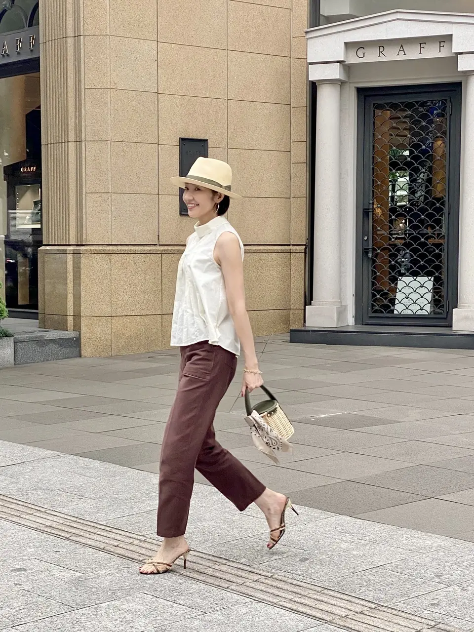 エクラ９月号スナップコーデ①