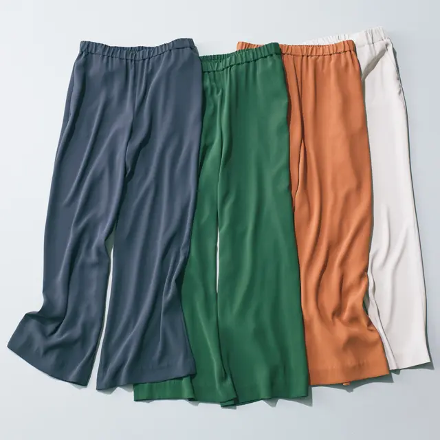 柔らかな質感が引き立つ 女らしく繊細な色みをチョイス