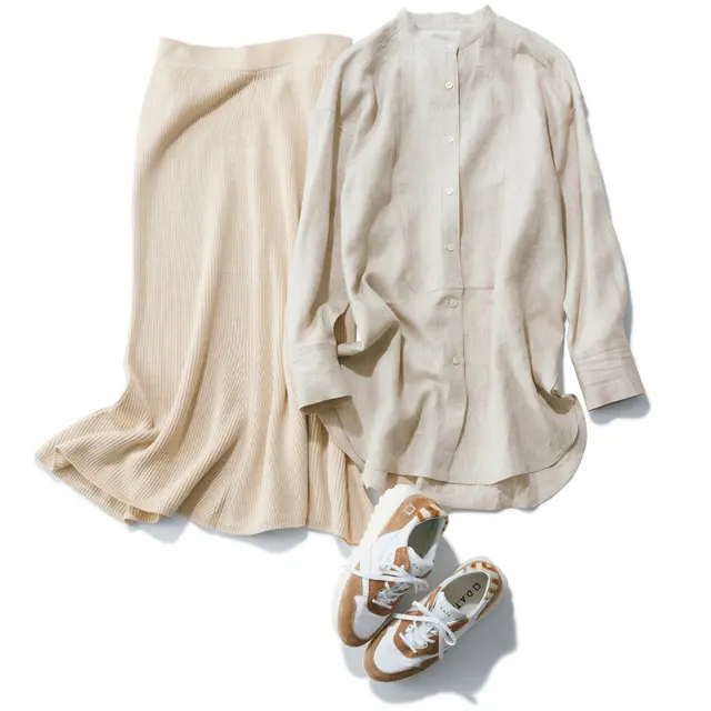 Q.「大人のベージュアイテムが豊富にそろうショップは？」