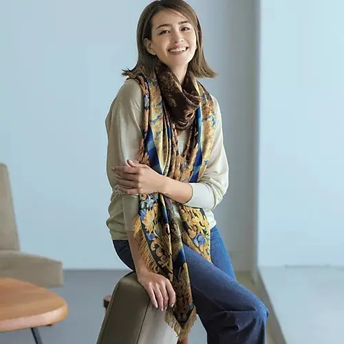 Pierre-Louis Mascia シルクストール ￥49,500