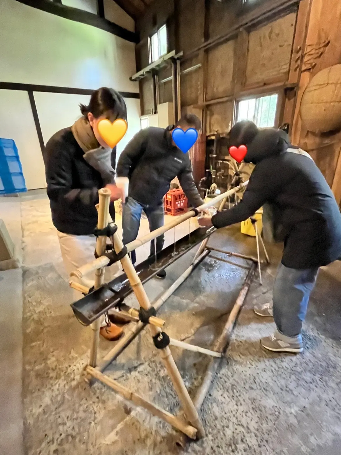 実際にお酒に使用している蔵の（仕込み水）も試飲させて頂きました。