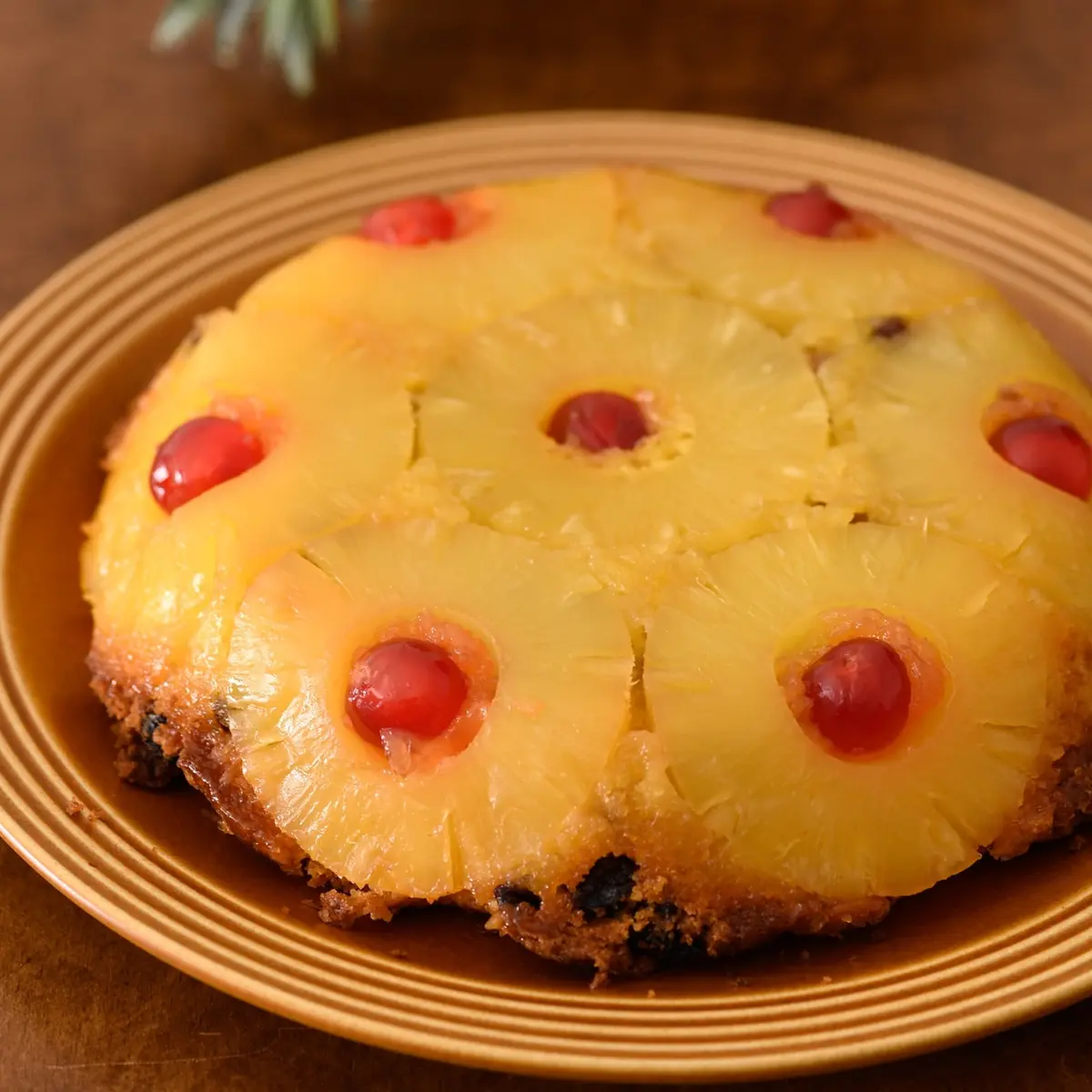 三越英国展ベイクドパイナップルプディング