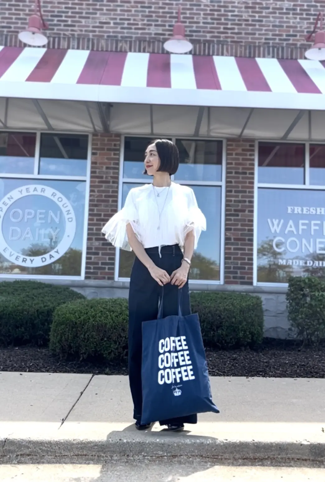 夏のインディゴブルー💙トートバッグコーデの画像_11