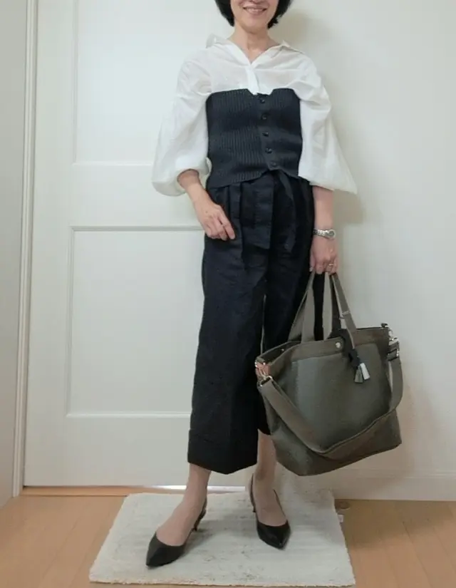 初チャレンジのビスチェで始める秋コーデの画像_8