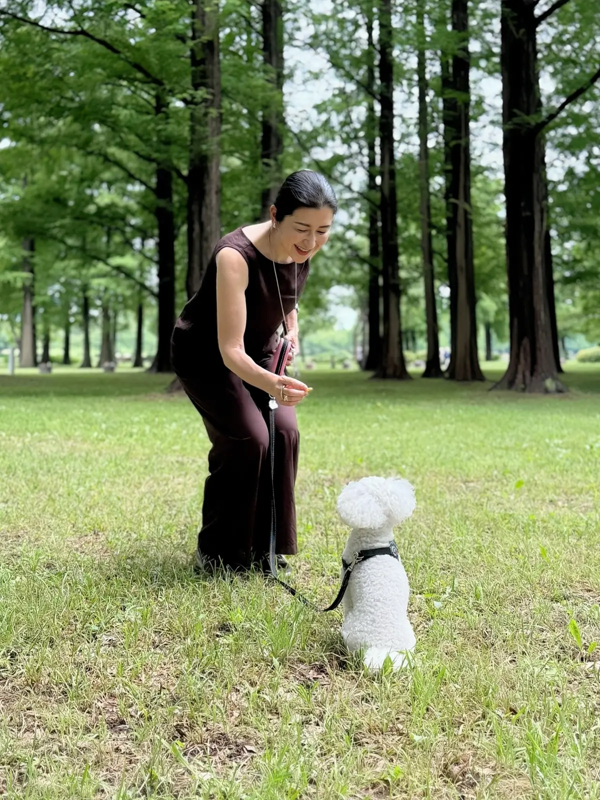 水元公園　愛犬と一緒