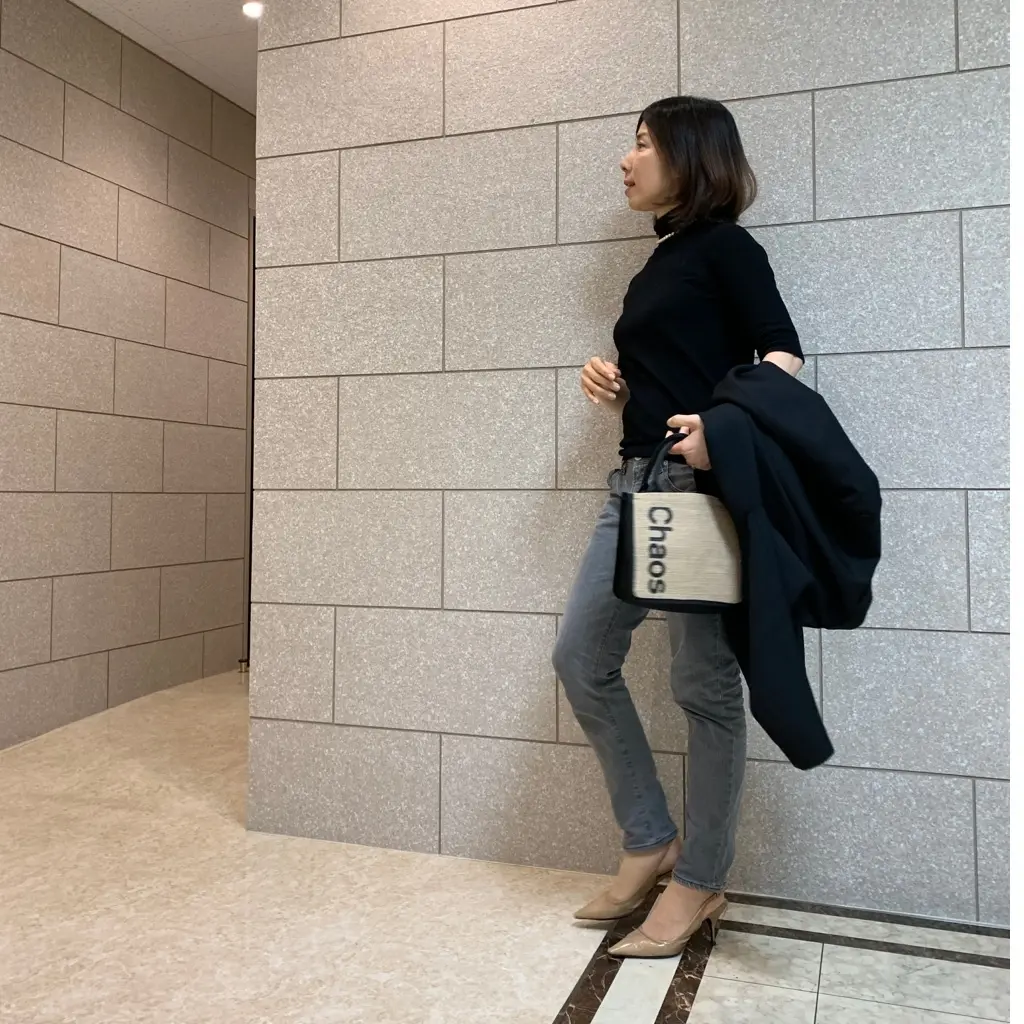 きれい目カジュアルにもこでかけトートの画像_1