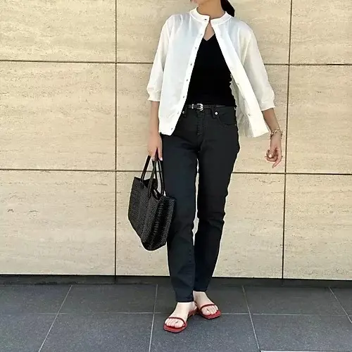 【50代 コーディネート】気温38℃に迫の画像_18