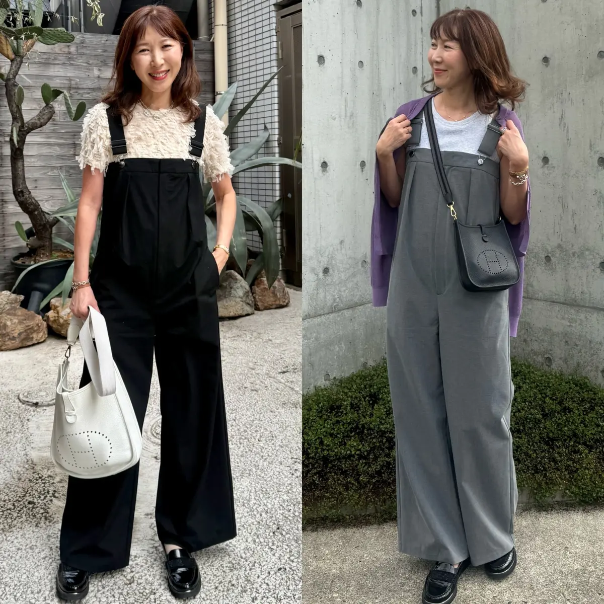 サロペットコーデ