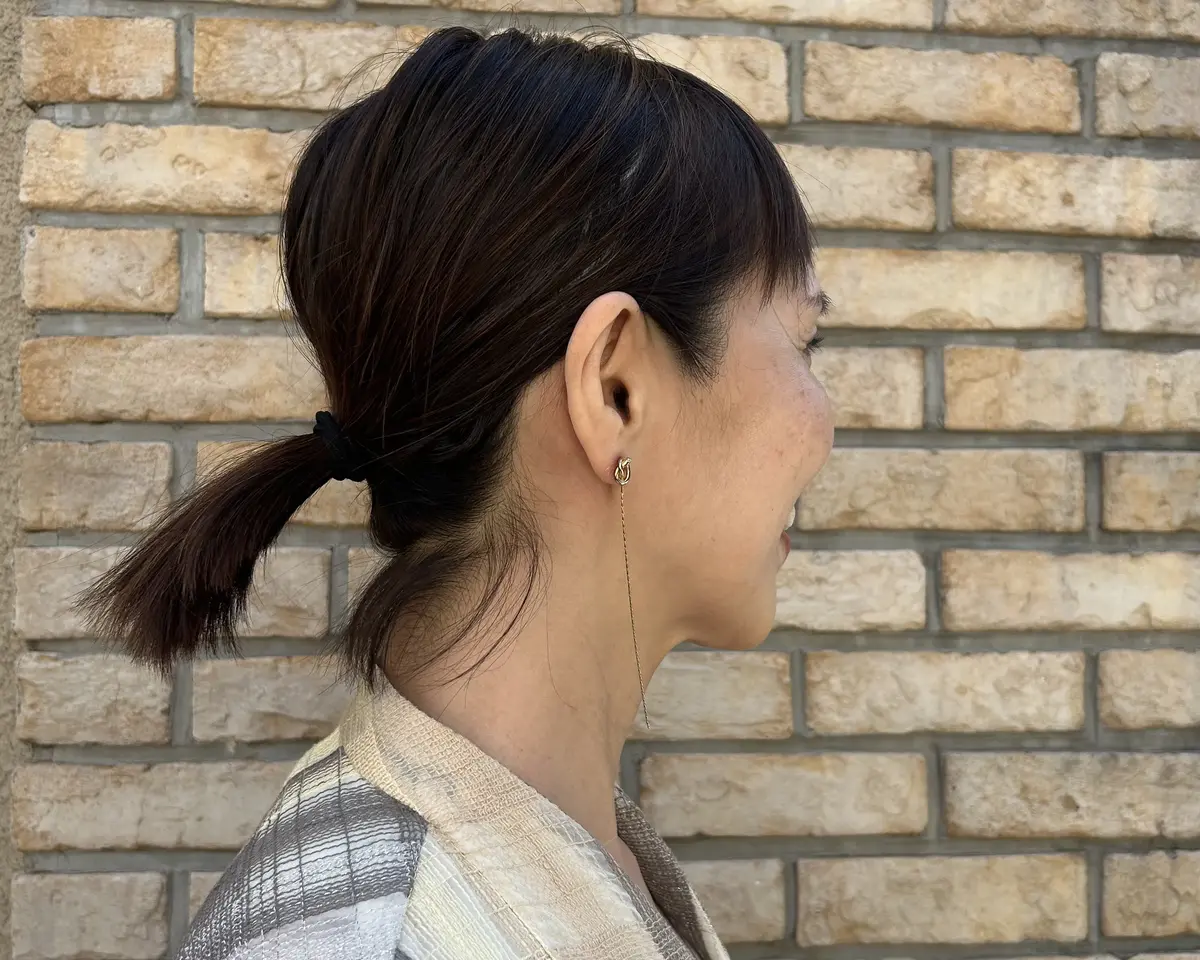 大人のまとめ髪　