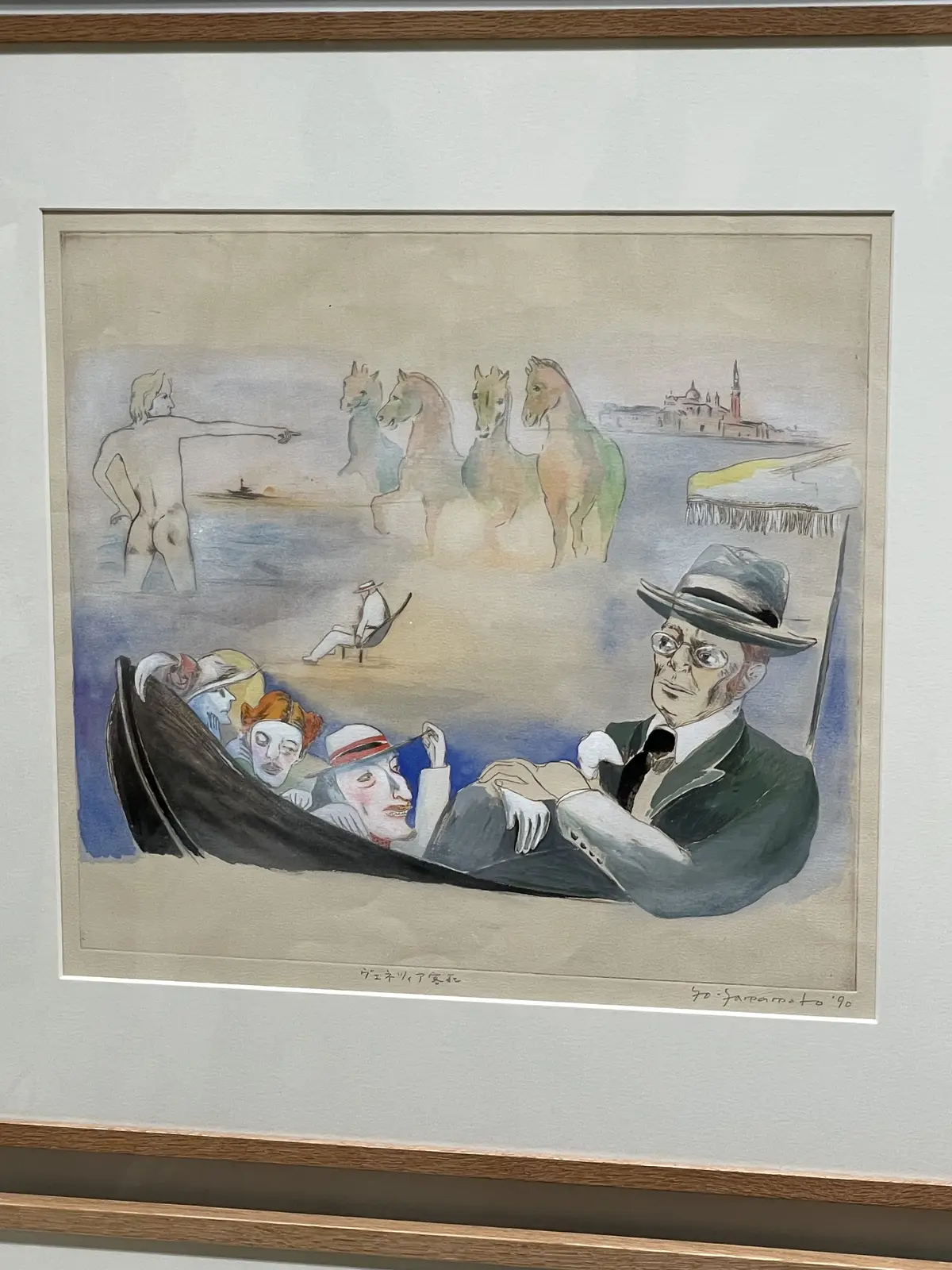 館内、早稲田、早稲田大学、早稲田大学 国際文学館、村上春樹ギャラリー、銅版画、銅版画作家、山本容子、山本容子作品展、展覧会