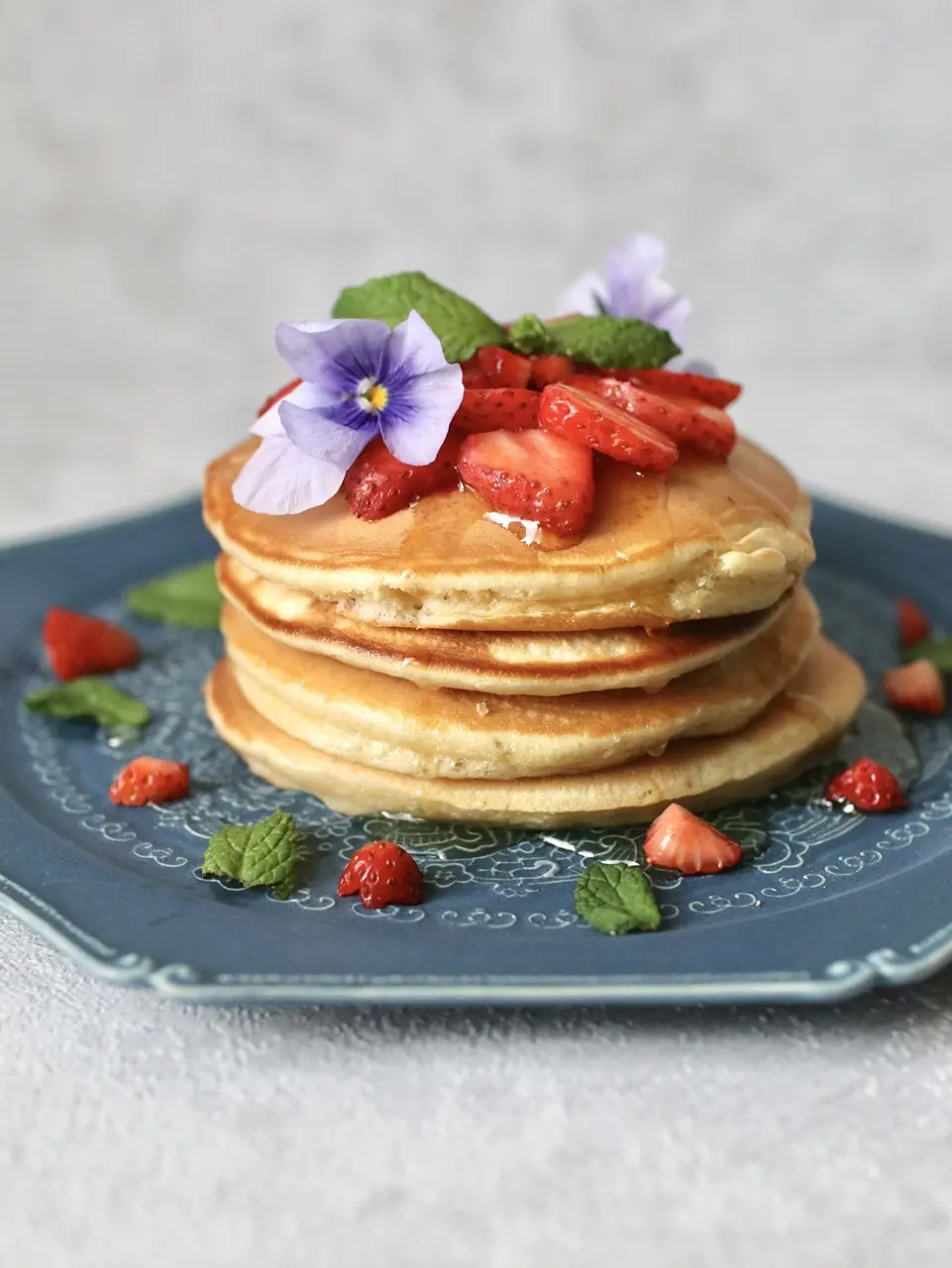 いちごのパンケーキ①