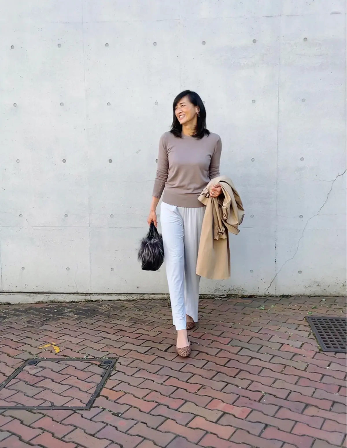 とろみパンツの春コーデの画像_2