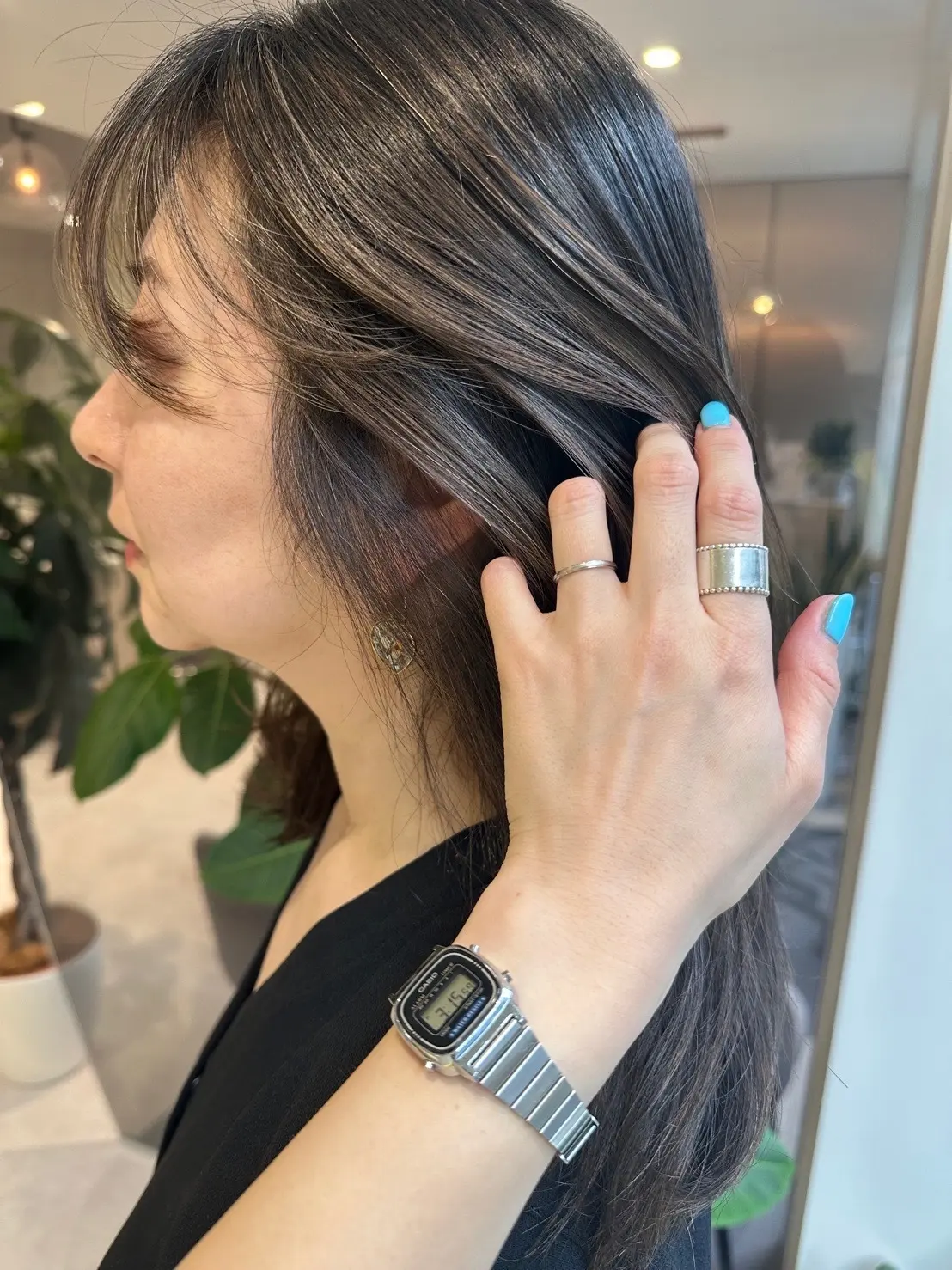 Ms.CHARM　ミズチャーム　ハイライト　白髪ぼかし　ヘアカラー　ヘアチェンジ　外苑前