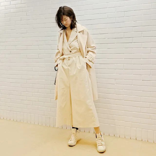  ROSELEAPの麻のオールインワン