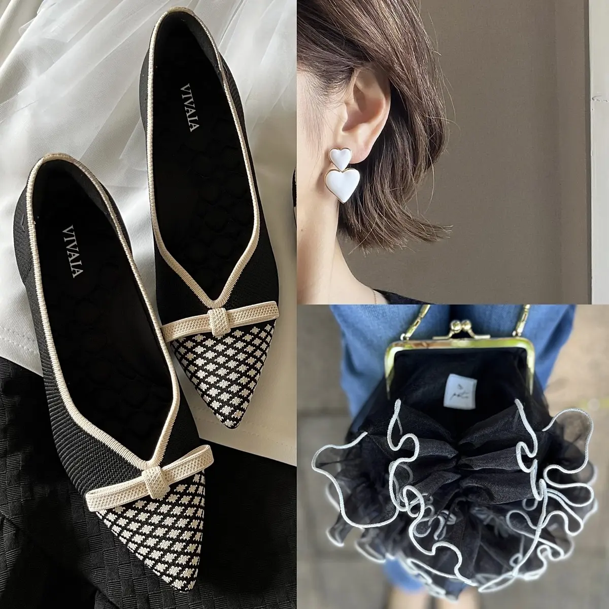 フラットに戻してくれる黒ワンピース。の画像_5